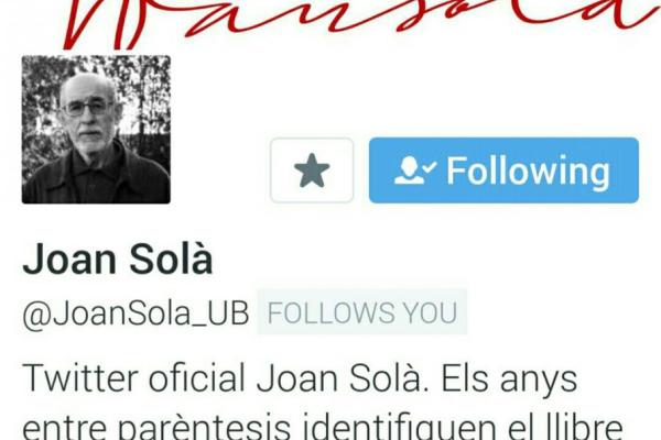 Twitter oficial Joan Solà