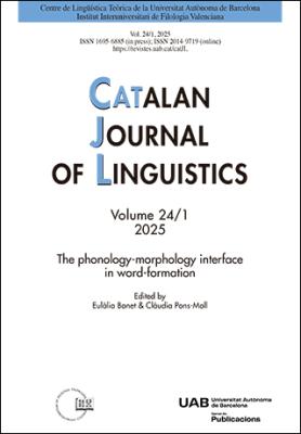 Journal of Catalan Linguistics vol. 24